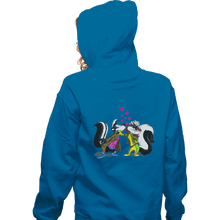 Load image into Gallery viewer, Shirts Zippered Hoodies, Unisex / Small / Royal Blue No Kissing