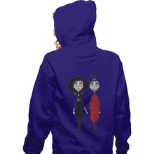 Load image into Gallery viewer, Shirts Zippered Hoodies, Unisex / Small / Violet The Deetz Twins

