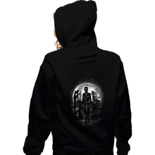 Load image into Gallery viewer, Shirts Zippered Hoodies, Unisex / Small / Black Moonlight Kira