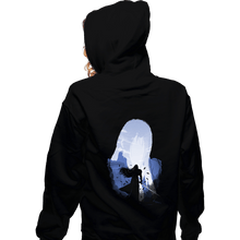 Load image into Gallery viewer, Shirts Zippered Hoodies, Unisex / Small / Black The One Winged Angel