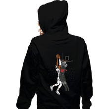 Load image into Gallery viewer, Shirts Zippered Hoodies, Unisex / Small / Black The Block Knight