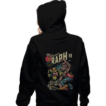 Load image into Gallery viewer, Shirts Zippered Hoodies, Unisex / Small / Black The Incredible Raph