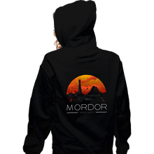 Load image into Gallery viewer, Shirts Zippered Hoodies, Unisex / Small / Black Middle Earth