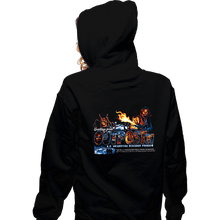 Load image into Gallery viewer, Daily_Deal_Shirts Zippered Hoodies, Unisex / Small / Black Greetings From Outpost 31