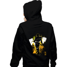 Load image into Gallery viewer, Shirts Zippered Hoodies, Unisex / Small / Black Cosmic Dio