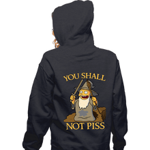 Load image into Gallery viewer, Shirts Zippered Hoodies, Unisex / Small / Dark Heather You Shall Not Piss