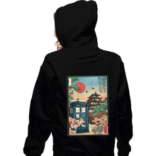 Load image into Gallery viewer, Daily_Deal_Shirts Zippered Hoodies, Unisex / Small / Black The Tardis In Japan