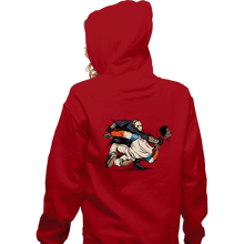 Load image into Gallery viewer, Secret_Shirts Zippered Hoodies, Unisex / Small / Red Head Punch