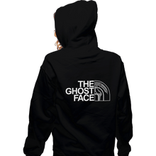 Load image into Gallery viewer, Shirts Zippered Hoodies, Unisex / Small / Black The Ghost Face
