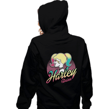 Load image into Gallery viewer, Shirts Zippered Hoodies, Unisex / Small / Black Barbie Quinn
