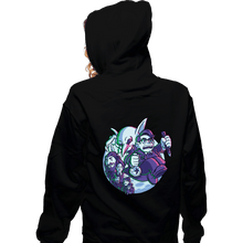 Load image into Gallery viewer, Daily_Deal_Shirts Zippered Hoodies, Unisex / Small / Black Here Comes The Slayer