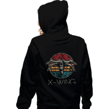 Load image into Gallery viewer, Shirts Zippered Hoodies, Unisex / Small / Black Vintage Fighter