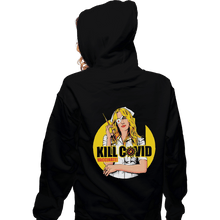 Load image into Gallery viewer, Shirts Zippered Hoodies, Unisex / Small / Black Kill Covid
