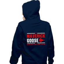 Load image into Gallery viewer, Shirts Zippered Hoodies, Unisex / Small / Navy Maverick And Goose