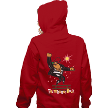 Load image into Gallery viewer, Shirts Pullover Hoodies, Unisex / Small / Red Farmhouse Rock