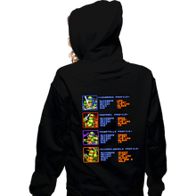 Load image into Gallery viewer, Secret_Shirts Zippered Hoodies, Unisex / Small / Black TMNT Profiles
