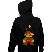 Load image into Gallery viewer, Daily_Deal_Shirts Zippered Hoodies, Unisex / Small / Black Retro Puzzle