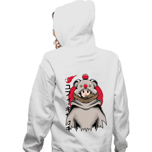 Load image into Gallery viewer, Shirts Zippered Hoodies, Unisex / Small / White Yuffie Moogle Cape