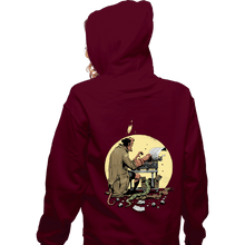 Load image into Gallery viewer, Daily_Deal_Shirts Zippered Hoodies, Unisex / Small / Maroon Hellboy's Report