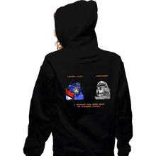 Load image into Gallery viewer, Daily_Deal_Shirts Zippered Hoodies, Unisex / Small / Black Cybertron Fighter