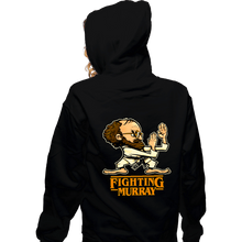Load image into Gallery viewer, Secret_Shirts Zippered Hoodies, Unisex / Small / Black Fighting Murray