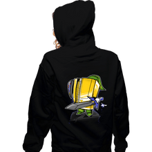 Load image into Gallery viewer, Shirts Zippered Hoodies, Unisex / Small / Black 8 Hit Hero