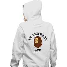 Load image into Gallery viewer, Daily_Deal_Shirts Zippered Hoodies, Unisex / Small / White An Awkward Ape