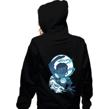 Load image into Gallery viewer, Daily_Deal_Shirts Zippered Hoodies, Unisex / Small / Black Waterbender