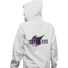 Load image into Gallery viewer, Secret_Shirts Zippered Hoodies, Unisex / Small / White A Terrible Fate