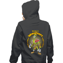 Load image into Gallery viewer, Secret_Shirts Zippered Hoodies, Unisex / Small / Dark Heather World of Wormcraft