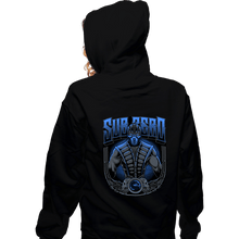 Load image into Gallery viewer, Daily_Deal_Shirts Zippered Hoodies, Unisex / Small / Black Sub-Zero Crest