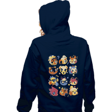 Load image into Gallery viewer, Shirts Pullover Hoodies, Unisex / Small / Navy Island Faces