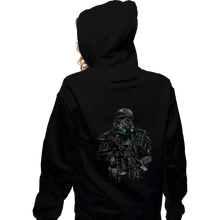 Load image into Gallery viewer, Shirts Zippered Hoodies, Unisex / Small / Black Death Trooper