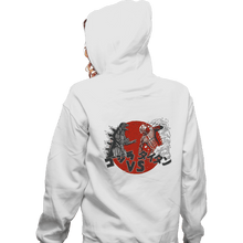 Load image into Gallery viewer, Shirts Zippered Hoodies, Unisex / Small / White Battle Of Titans
