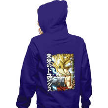 Load image into Gallery viewer, Daily_Deal_Shirts Zippered Hoodies, Unisex / Small / Violet Mirai Trunks