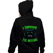 Load image into Gallery viewer, Secret_Shirts Zippered Hoodies, Unisex / Small / Black Survive The Nothing