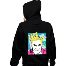 Load image into Gallery viewer, Shirts Zippered Hoodies, Unisex / Small / Black 80s Zack