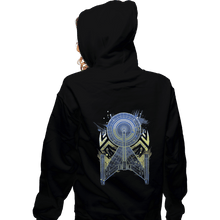 Load image into Gallery viewer, Shirts Zippered Hoodies, Unisex / Small / Black The Spaceship