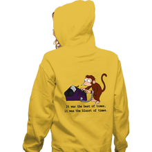 Load image into Gallery viewer, Secret_Shirts Zippered Hoodies, Unisex / Small / White Blurst Of Times