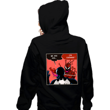 Load image into Gallery viewer, Shirts Zippered Hoodies, Unisex / Small / Black Symbiote Slap
