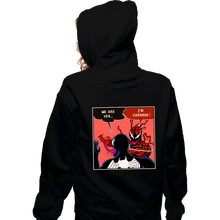 Load image into Gallery viewer, Shirts Zippered Hoodies, Unisex / Small / Black Symbiote Slap