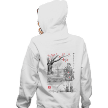 Load image into Gallery viewer, Shirts Zippered Hoodies, Unisex / Small / White A Link To The Sumi-e