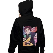 Load image into Gallery viewer, Shirts Zippered Hoodies, Unisex / Small / Black Slayer Of Demons