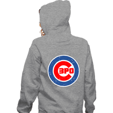 Load image into Gallery viewer, Daily_Deal_Shirts Zippered Hoodies, Unisex / Small / Sports Grey Major League Droid