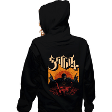 Load image into Gallery viewer, Secret_Shirts Zippered Hoodies, Unisex / Small / Black Femto Infestissumam Sale
