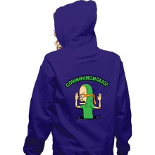 Load image into Gallery viewer, Daily_Deal_Shirts Zippered Hoodies, Unisex / Small / Violet Cowabungholio
