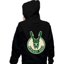 Load image into Gallery viewer, Shirts Zippered Hoodies, Unisex / Small / Black Mischief Gods