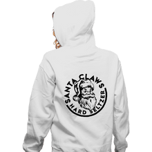Load image into Gallery viewer, Secret_Shirts Zippered Hoodies, Unisex / Small / White Santa Claws