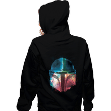 Load image into Gallery viewer, Daily_Deal_Shirts Zippered Hoodies, Unisex / Small / Black Galactic Mandalorian