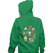 Load image into Gallery viewer, Shirts Pullover Hoodies, Unisex / Small / Irish Green Tarantula Island